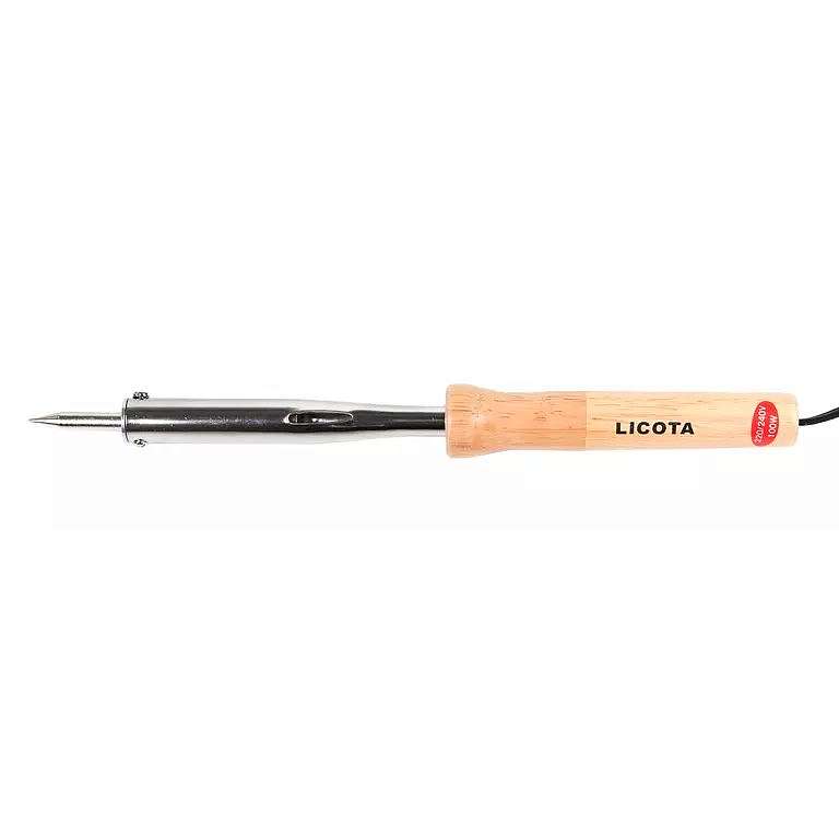 Паяльник с деревянной ручкой, 100 Вт, 220 В Licota AET-6006FD фото
