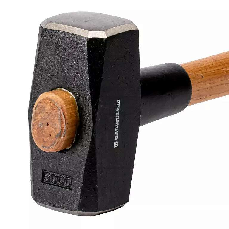 Кувалда  INDUSTRIAL с обратной рукояткой из дерева гикори, 5 кг, GARWIN 712085-5000