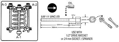 Стяжка для пружин с обхватом витка Licota ATC-2161 купить в Москва