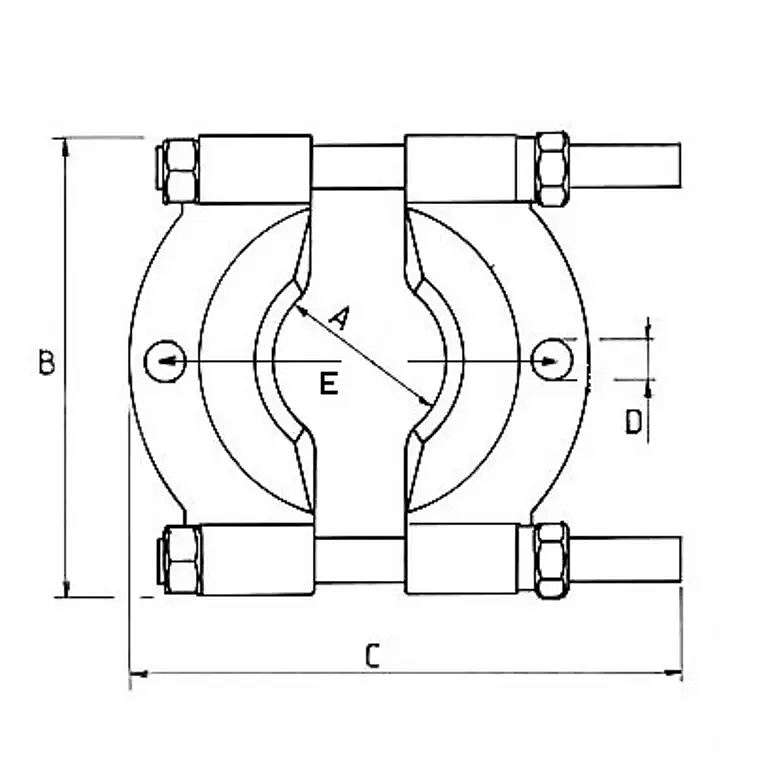 Съемник сепаратор 105-150мм Licota ATB-1040 купить